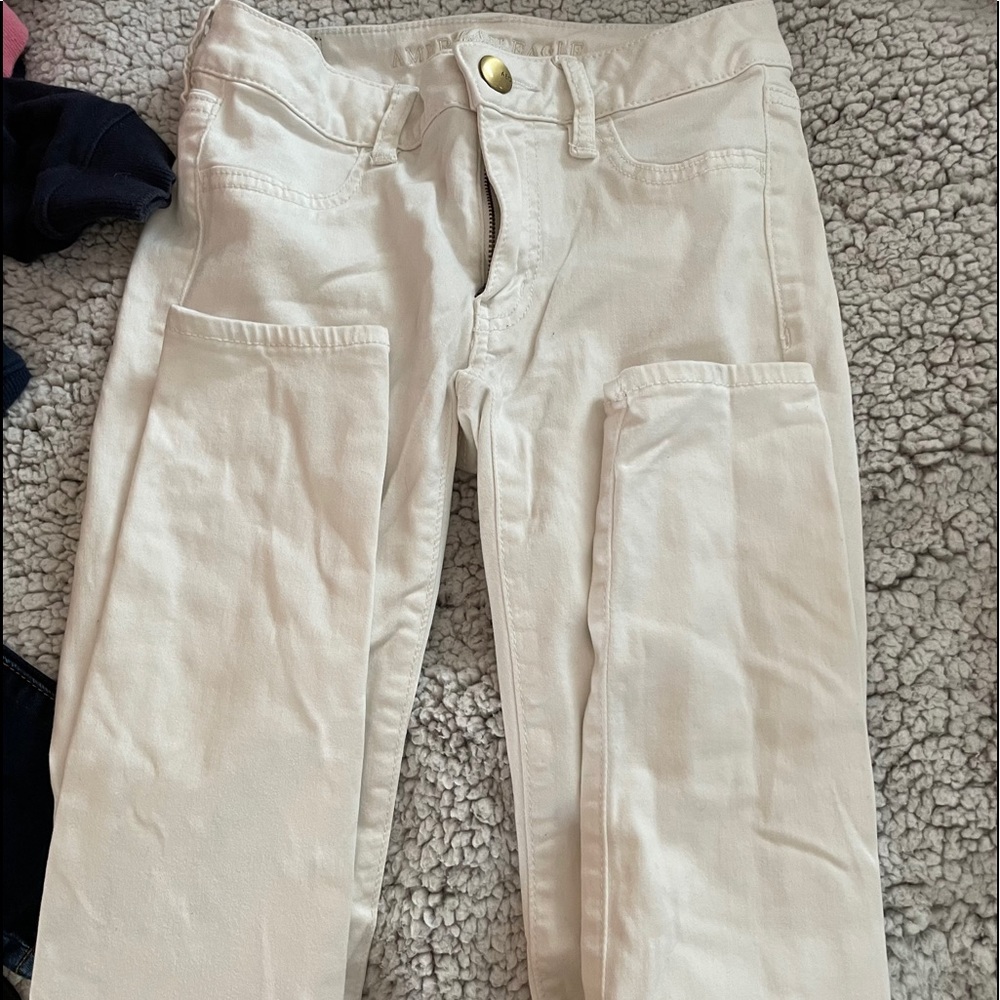White American Eagle Jegging